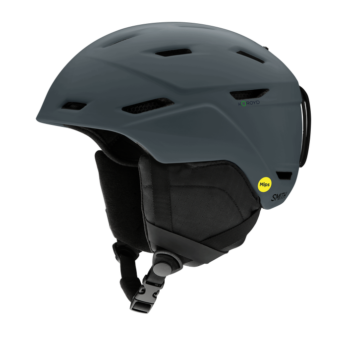 2024 Mission Matte Slate Helmet Shop Online With Algonquin Outfitters   Mission Mips Helmet MatteSlate 3Q.webp