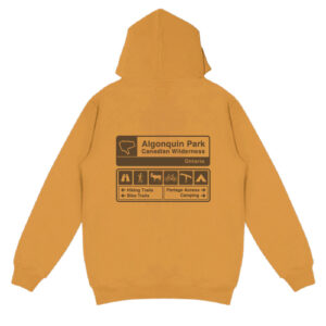 ALGONQUIN PARK ONTARIO PARK SIGN HOODIE